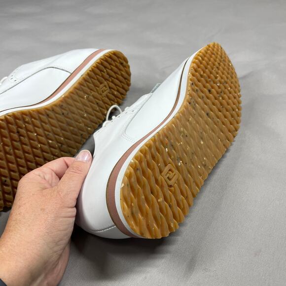 FootJoy Women's Size 10M Sport Retro Golf Shoes Spikeless White Rose Gold EUC - Picture 15 of 16